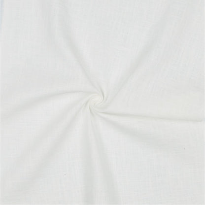 Image of linen fabric - white 230 g/m² – available at Charlotte's Fabrics