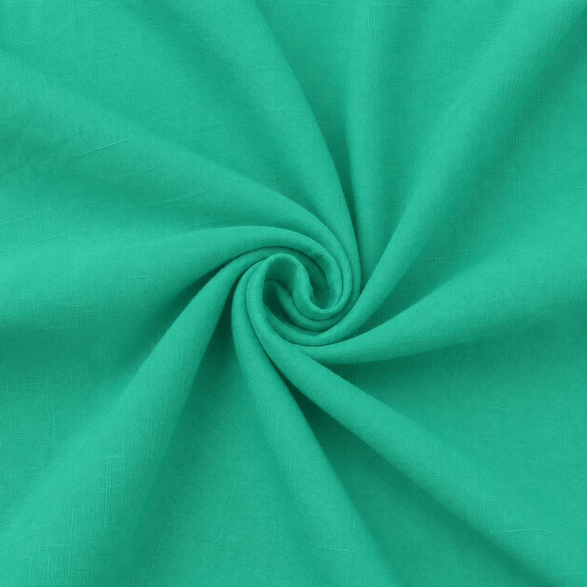 Image of linen and viscose fabric - bright mint green - available online at Charlotte's Fabrics