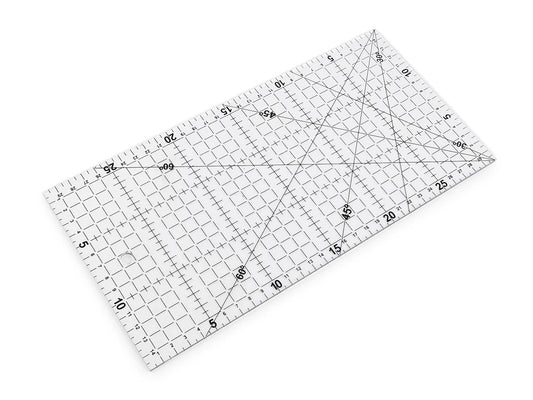 Lineāls ar atzīmēm 150 x 300 mm
