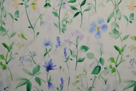Linen with Cotton - Meadow 170 g/m²