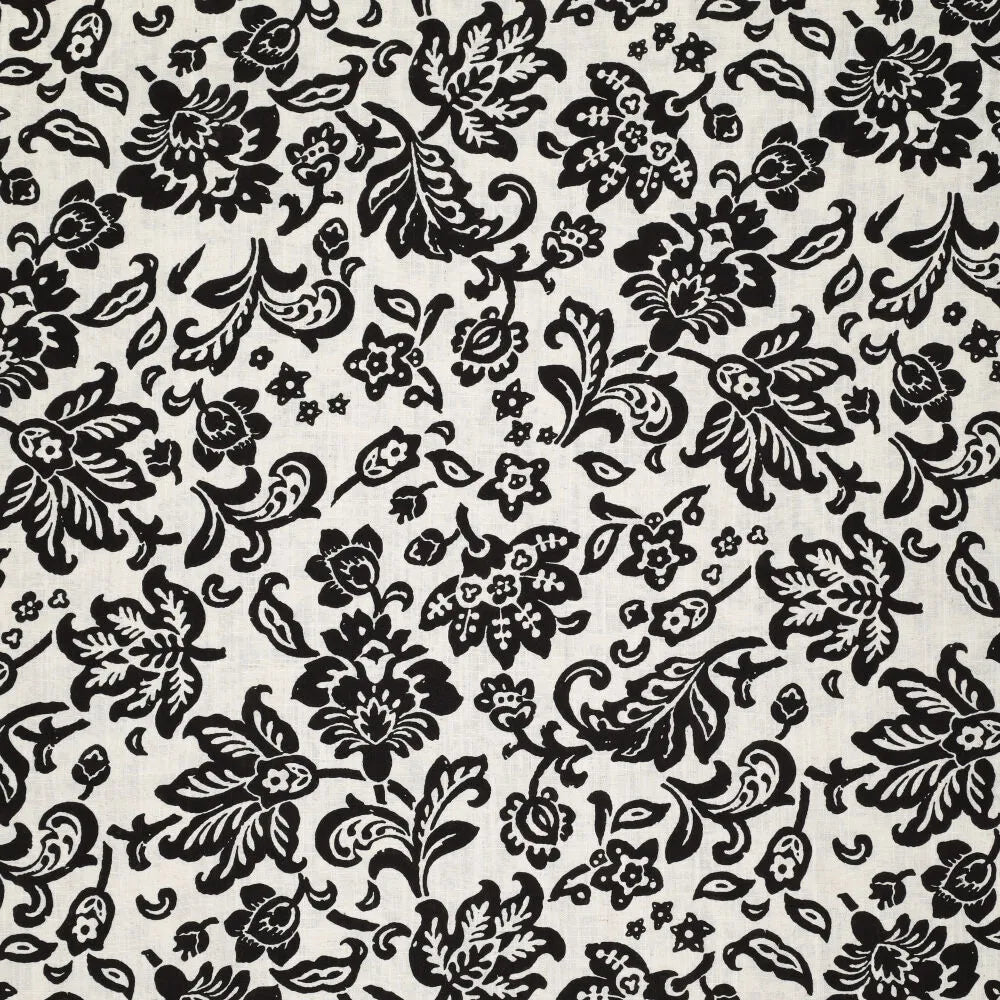 Tissu en lin et viscose - motif élégant 180 g/m² – disponible chez Šarlotes audumi