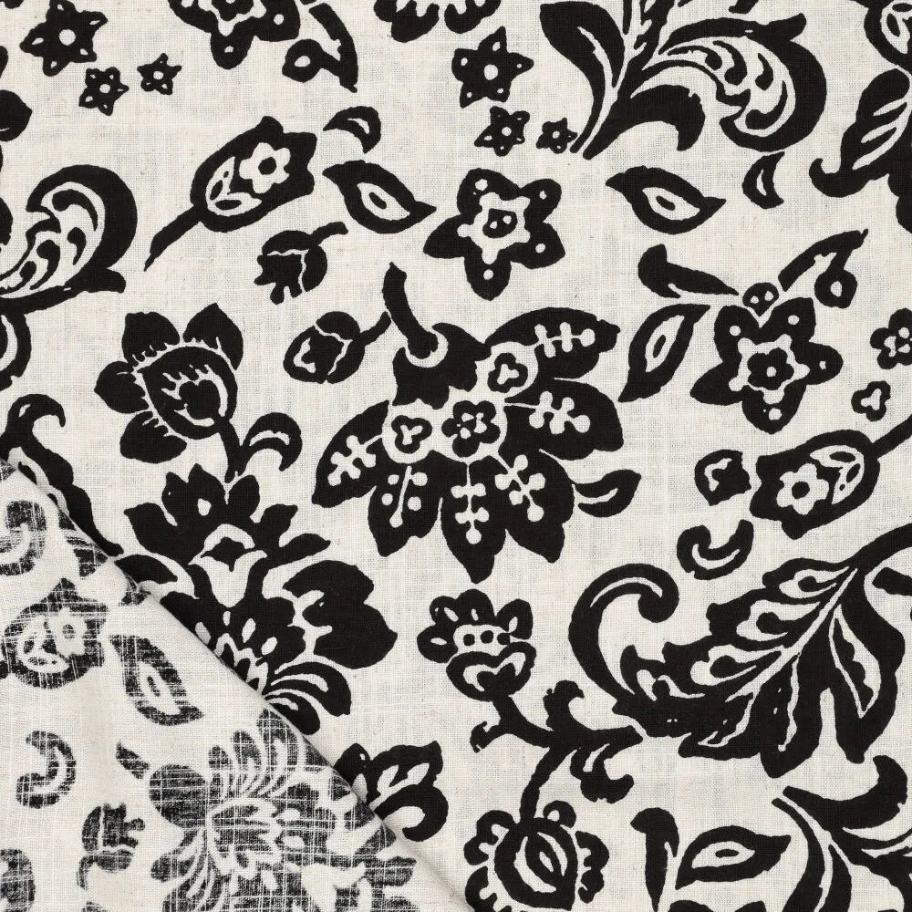 Image de lin avec viscose - motif élégant 180 g/m² – disponible chez Šarlotes audumi