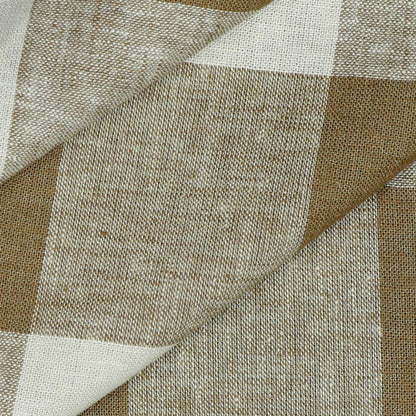 txt
Viscose blend linen - light brown checkered 145 g/m²