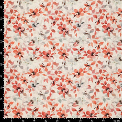 alt
Viscose linen with orange flowers 120 g/m²