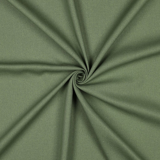 Image avec tissu en lin et viscose - sauge 185 g/m² – disponible chez Šarlotes audumi