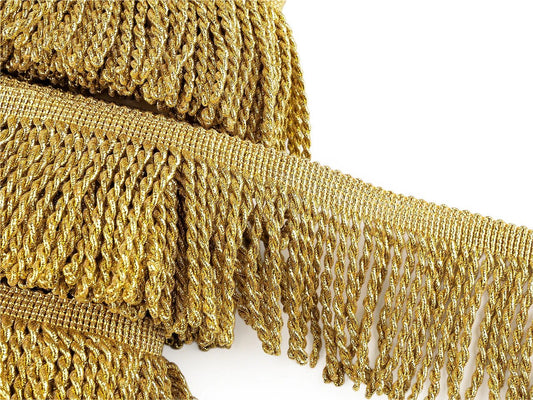 Image with lurex fringe, 80 mm – available online at Charlotte Fabrics