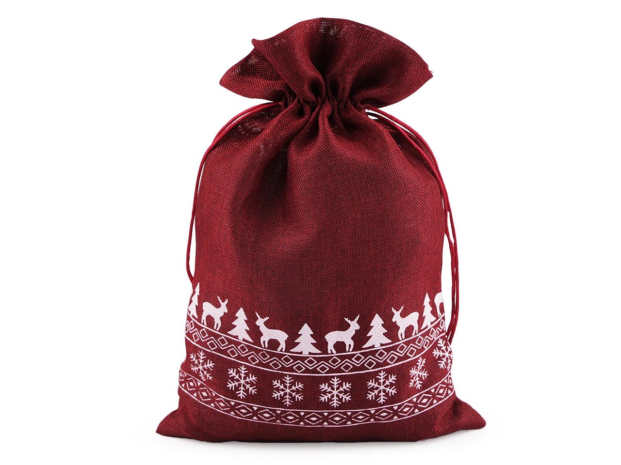 Image d’un sac à motif | 20×30 cm | tons variés – disponible chez Šarlotes audumi