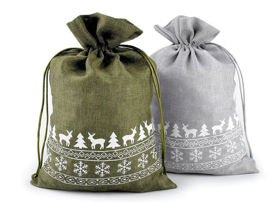 Image of a patterned pouch | 20×30 cm | assorted shades – available at Charlotte's Fabrics
