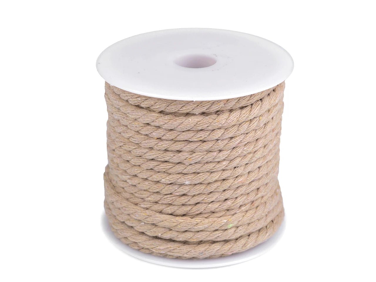 Attēls ar Makramē Macrame kokvilnas aukla Ø5 15 m|dažādu toņu – pieejams Šarlotes audumi
