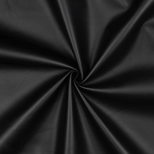 Mākslīgā āda - melna matēta 320 g/m²