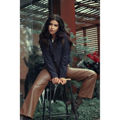 synthetic leather - grey 325 g/m²
