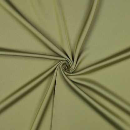Image du tissu en soie artificielle - olive 140 g/m² – disponible chez Šarlotes audumi