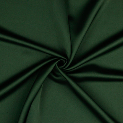 Tissu en soie artificielle vert foncé 140 g/m²