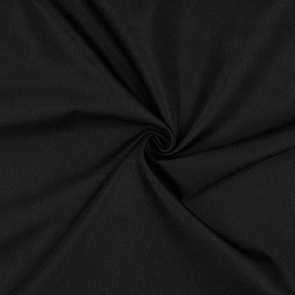 Tissu d'ameublement imperméable - noir 215 g/m²