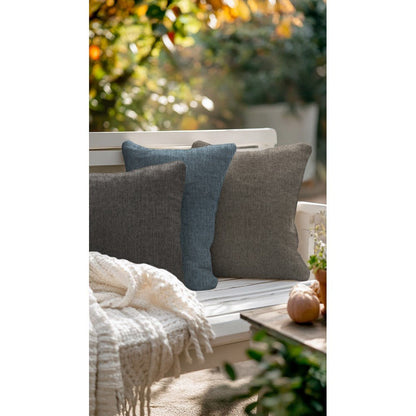 Waterproof furniture fabric - dark blue melange 220 g/m²