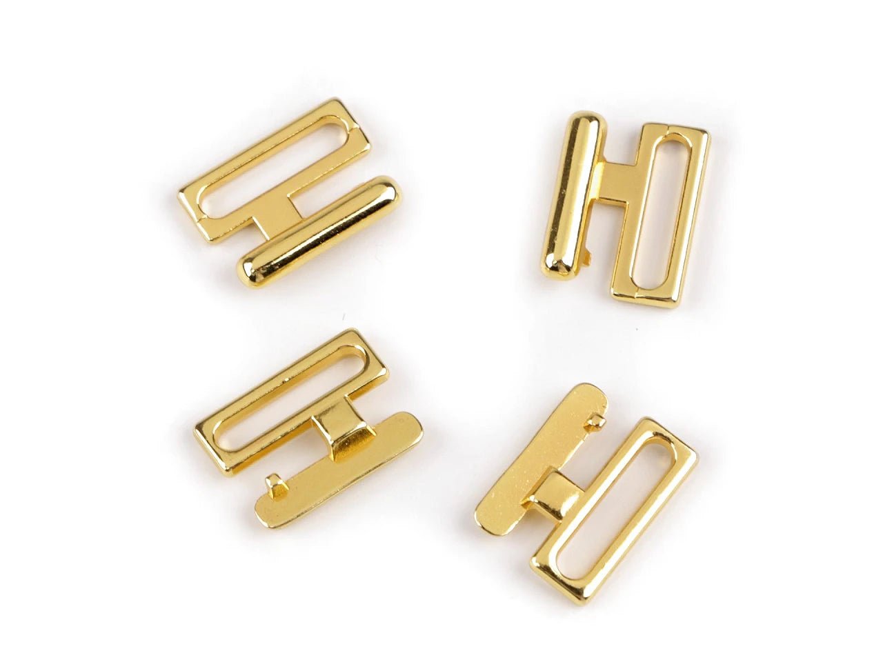 Attēls ar Metāla krūšturu aizdare 14 mm 2 pāri|dažādu toņu – pieejams Šarlotes audumi