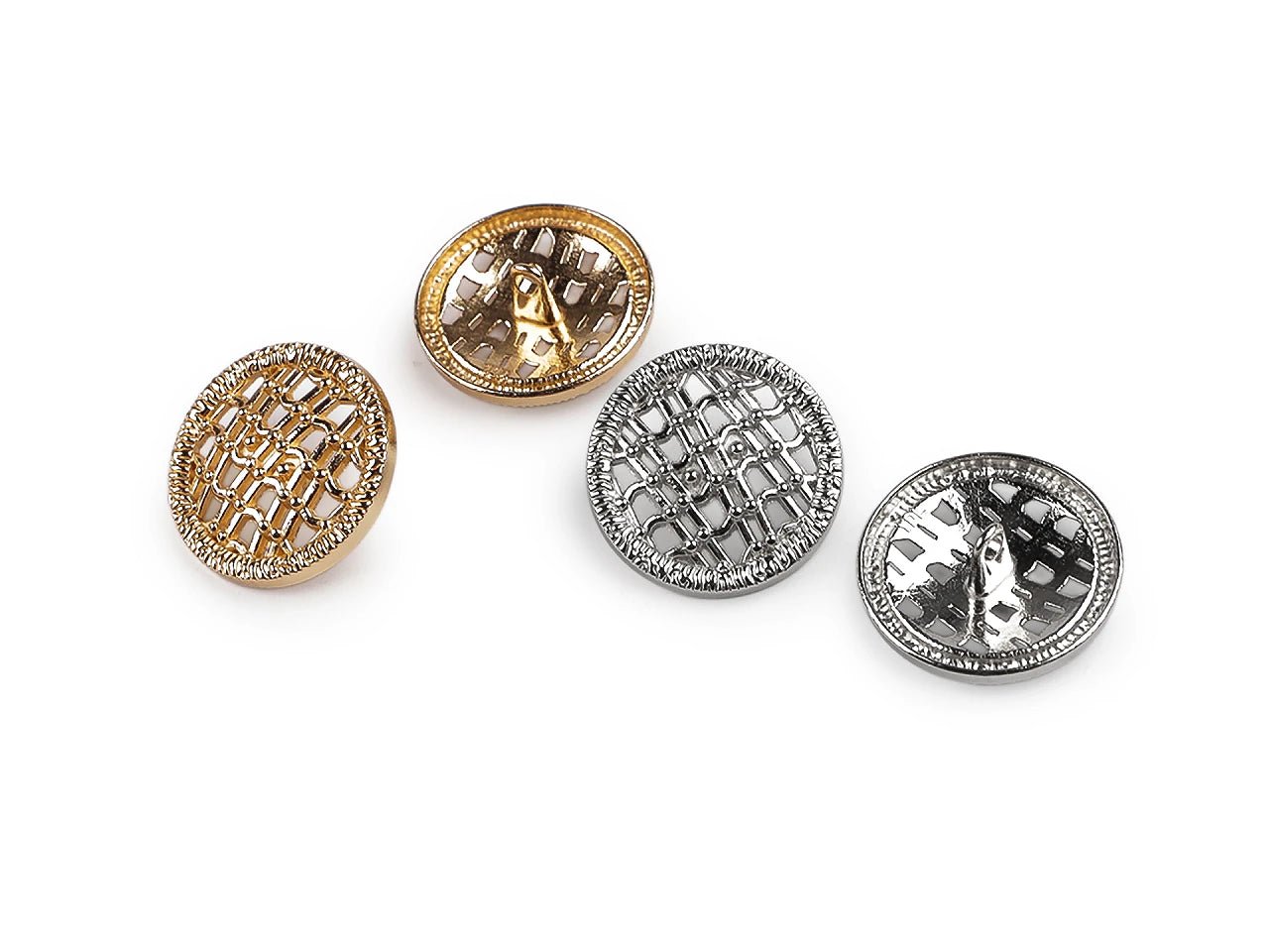 alt
Image of metal shank buttons, 25 mm – available at Charlotte's Fabrics