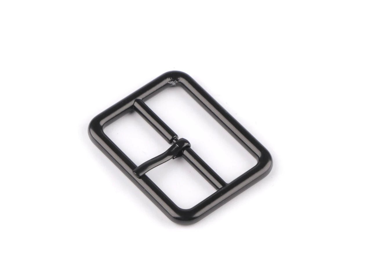 Image of a metal buckle for a belt or bag, 30 - 40 mm – available at Šarlotes audumi