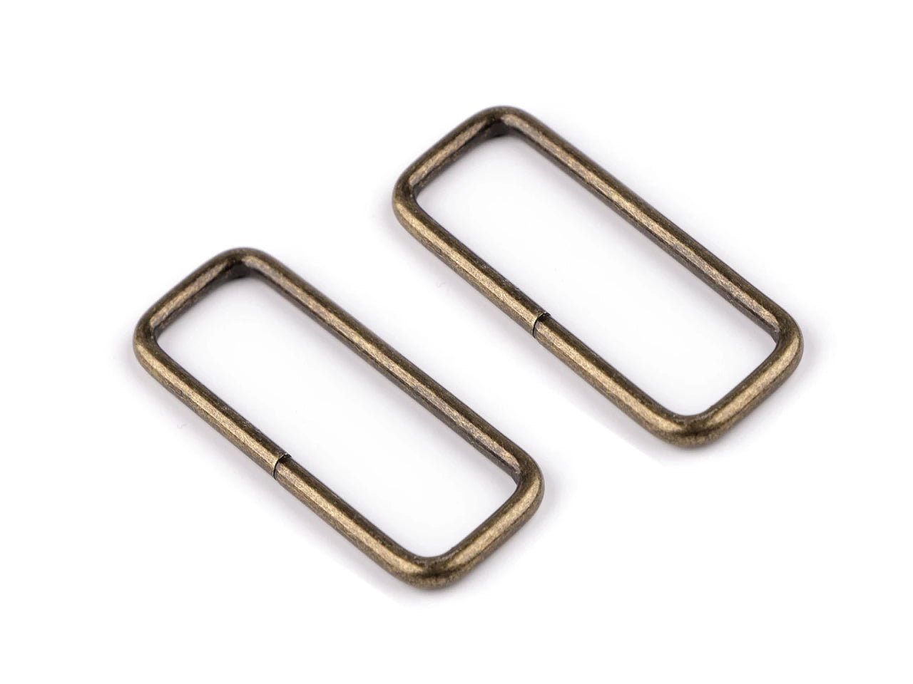 Image of Metal rectangle 50 mm – bag and strap hardware – available at Šarlotes audumi