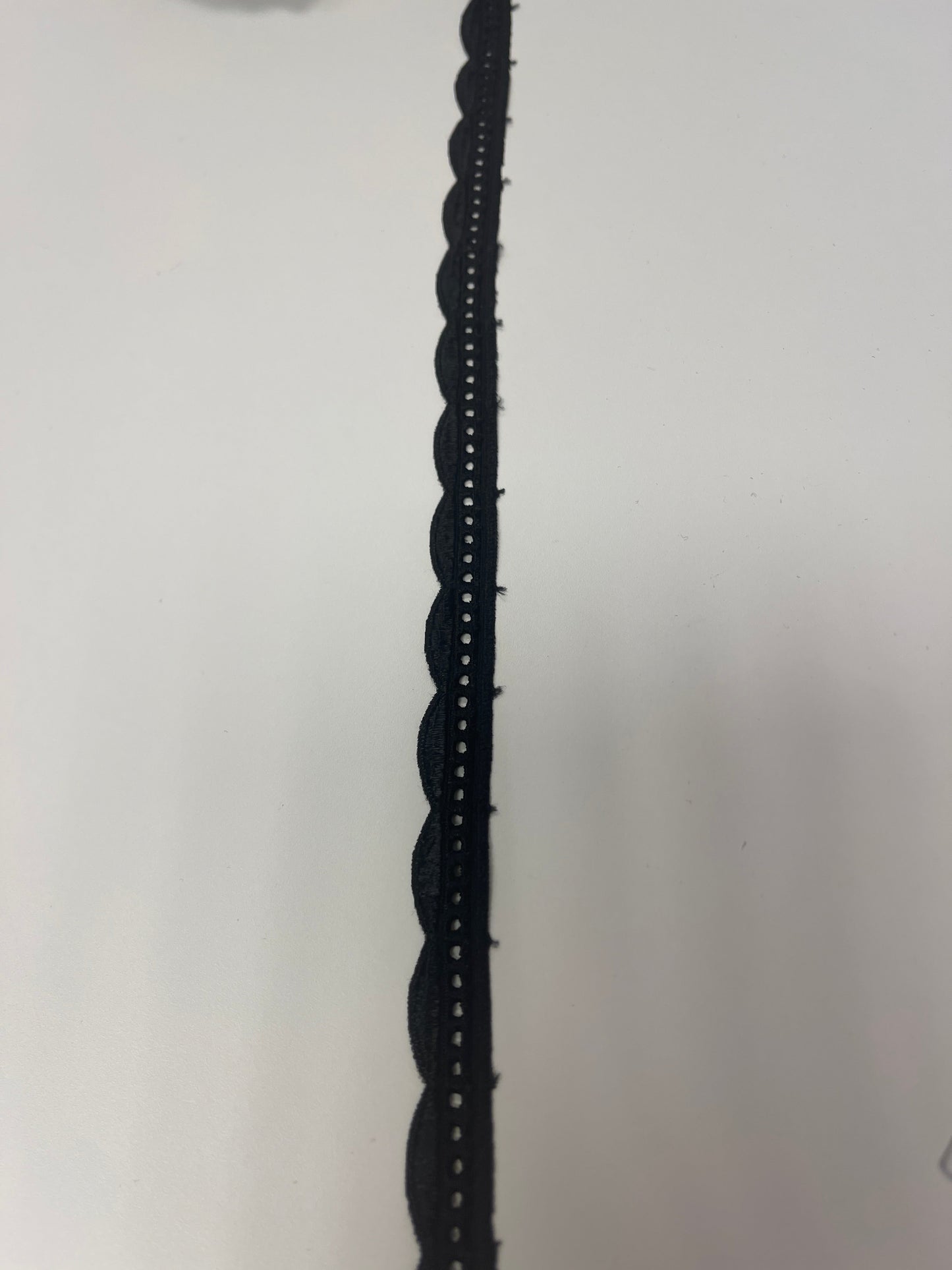 Image of 2 cm black lace – available online at Charlotte's Fabrics