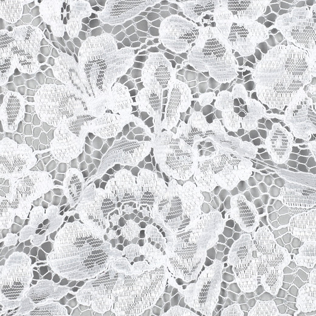 Image of lace fabric - white, available online at Šarlotes audumi
