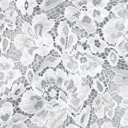 Image of lace fabric - white, available online at Šarlotes audumi
