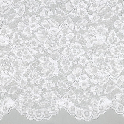 Image of lace fabric - white, available online at Šarlotes audumi