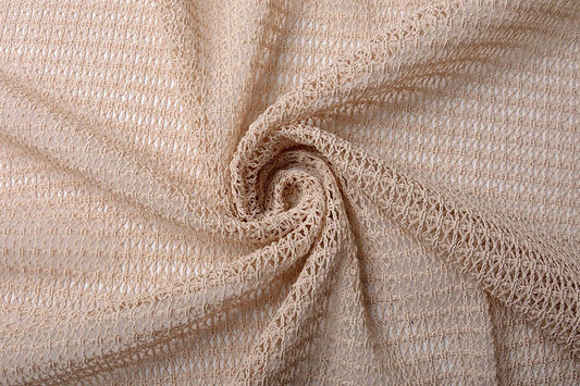 Tissu en dentelle - beige 345 g/m²