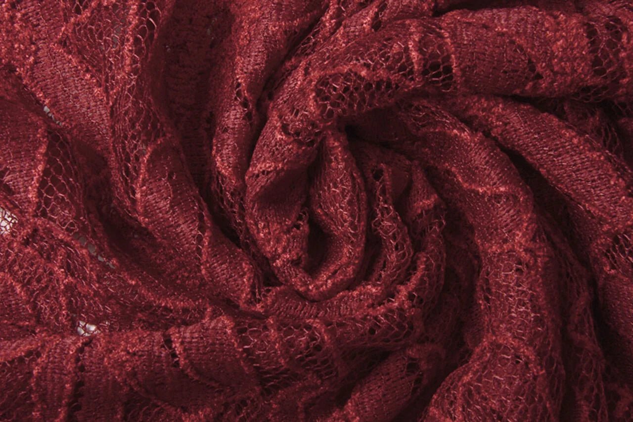 alt
Image with lace fabric - burgundy 120 g/m² – available at Charlotte's fabrics