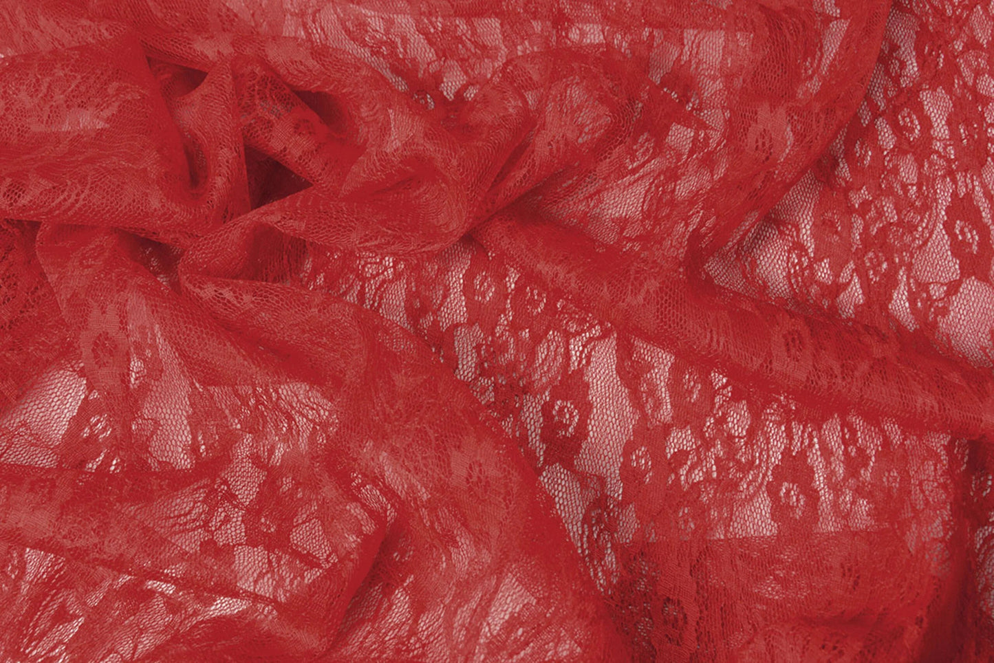 Image de tissu en dentelle fin, rouge 50 g/m² – disponible chez Šarlotes audumi