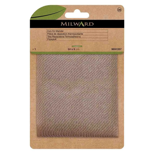 Milward Aufbügel-Flicken 24 × 9 cm - Beige