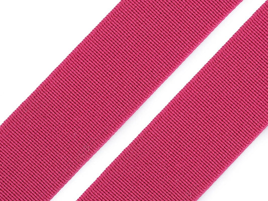 Image avec élastique souple 25 mm | élastique pour la couture de vêtements - fuchsia – disponible chez Šarlotes audumi