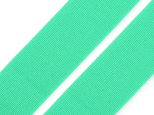 Image with Soft rubber 25 mm | Elastic rubber for sewing clothes - mint – available at Charlotte's Fabrics