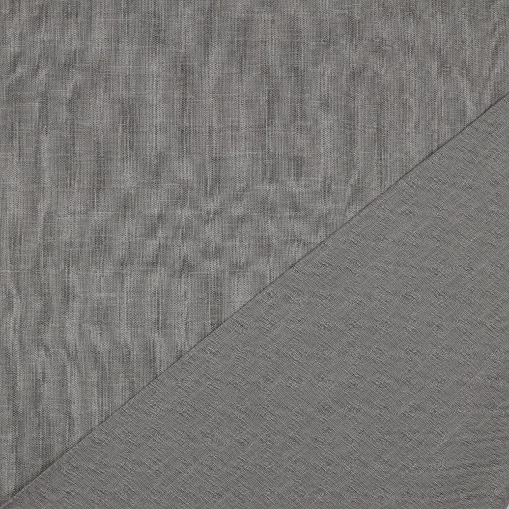 Image de tissu de lin adouci - gris foncé 170 g/m² – disponible chez Šarlotes audumi