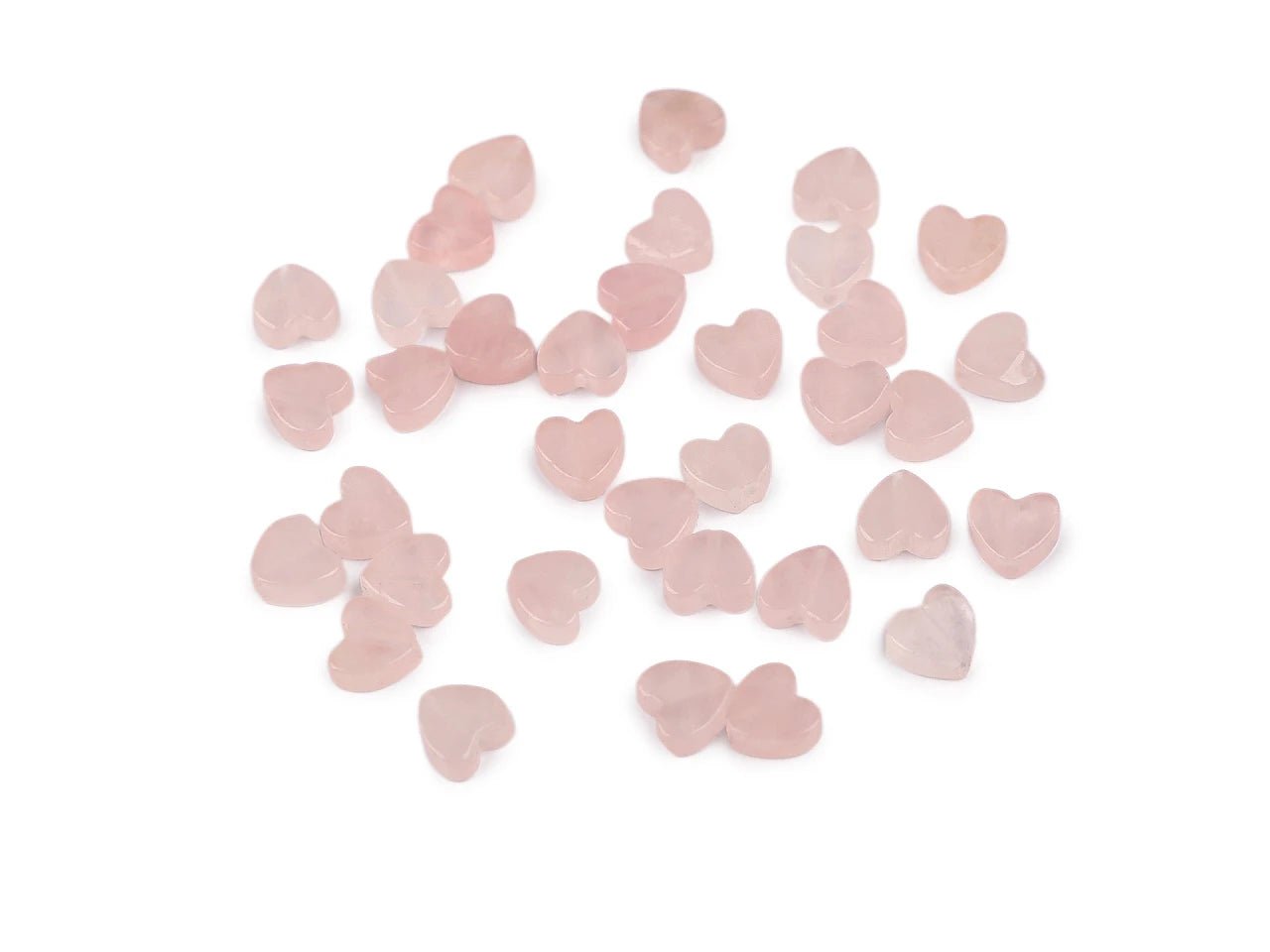 alt
Image of metal and glass heart-shaped beads Ø6 mm, 35 pcs | assorted shades – available at Šarlotes audumi