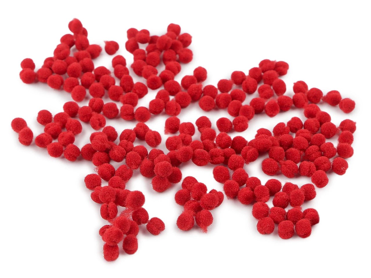 alt
Image with mini pompoms Ø4 mm | White | 2000 pieces per pack|assorted shades – available at Charlotte's fabrics