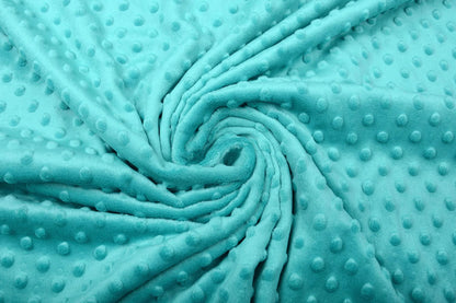 Minky fleece - aqua 260 g/m²