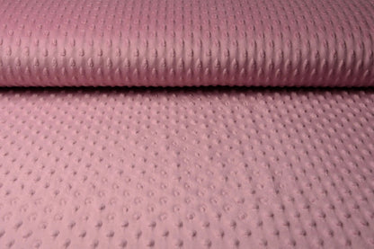 Minky fleece - old rose 260 g/m²