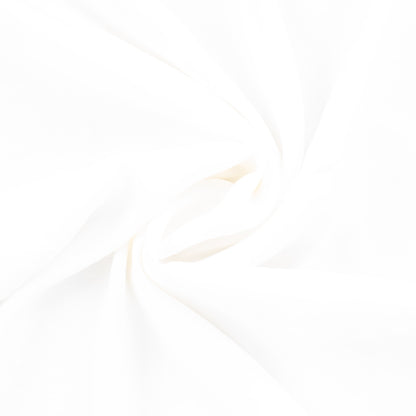 Viscose and linen fabric - white