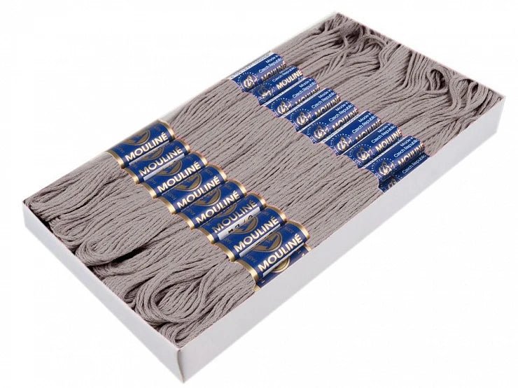 Fil mouliné gris 8 m
