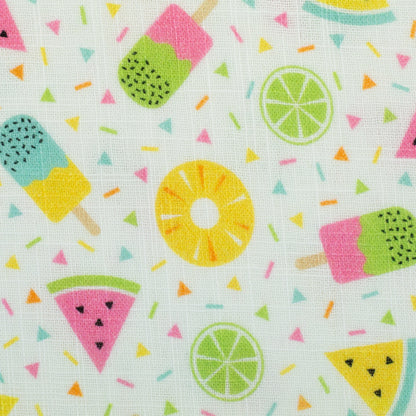 Image of Muslin - fruit ice creams 165 g/m² – available at Šarlotes audumi