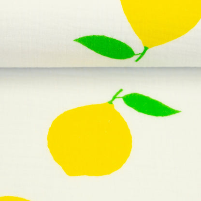 Muslin - lemons 130 g/m²