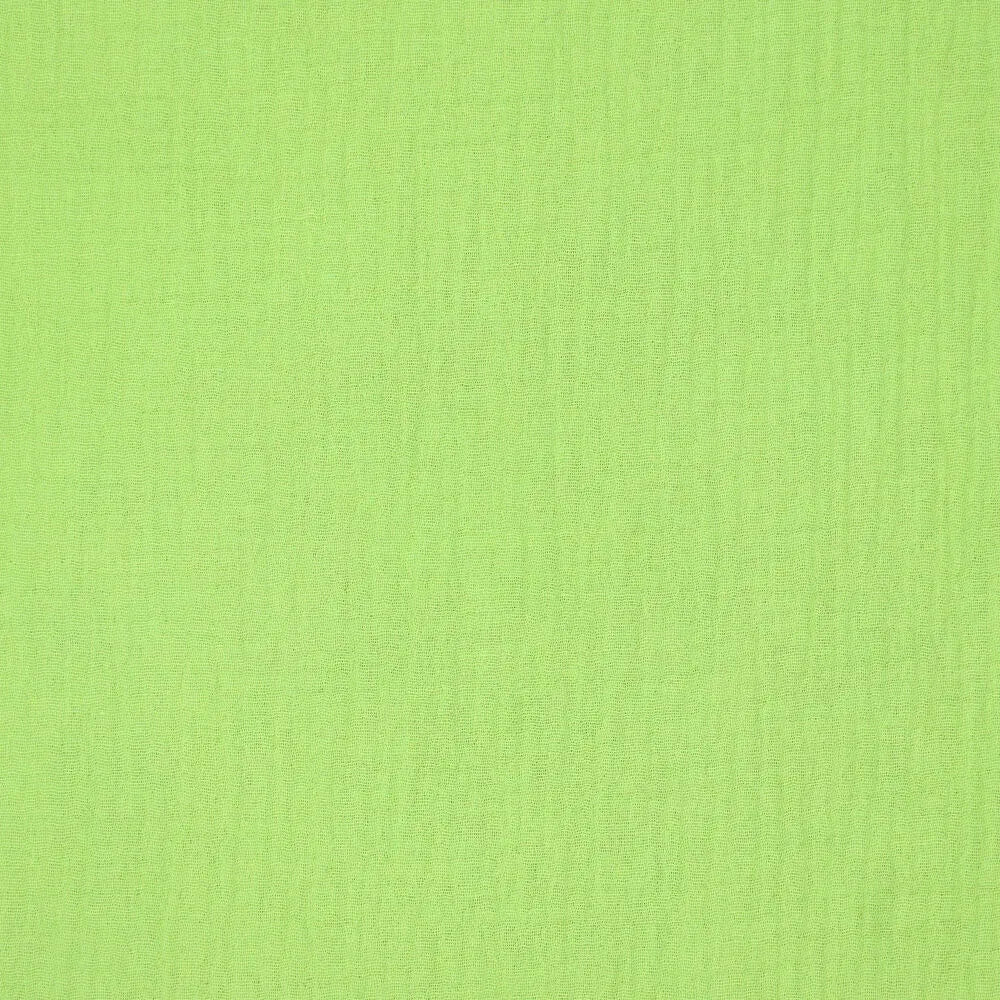 Image of Muslin - bright green 125 g/m² – available at Šarlotes audumi