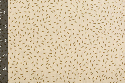 Muslin with small leaf motif 125 g/m²