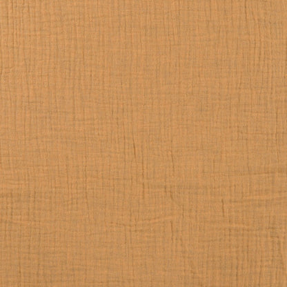 Muslin in milk caramel – available online at Charlotte Fabrics