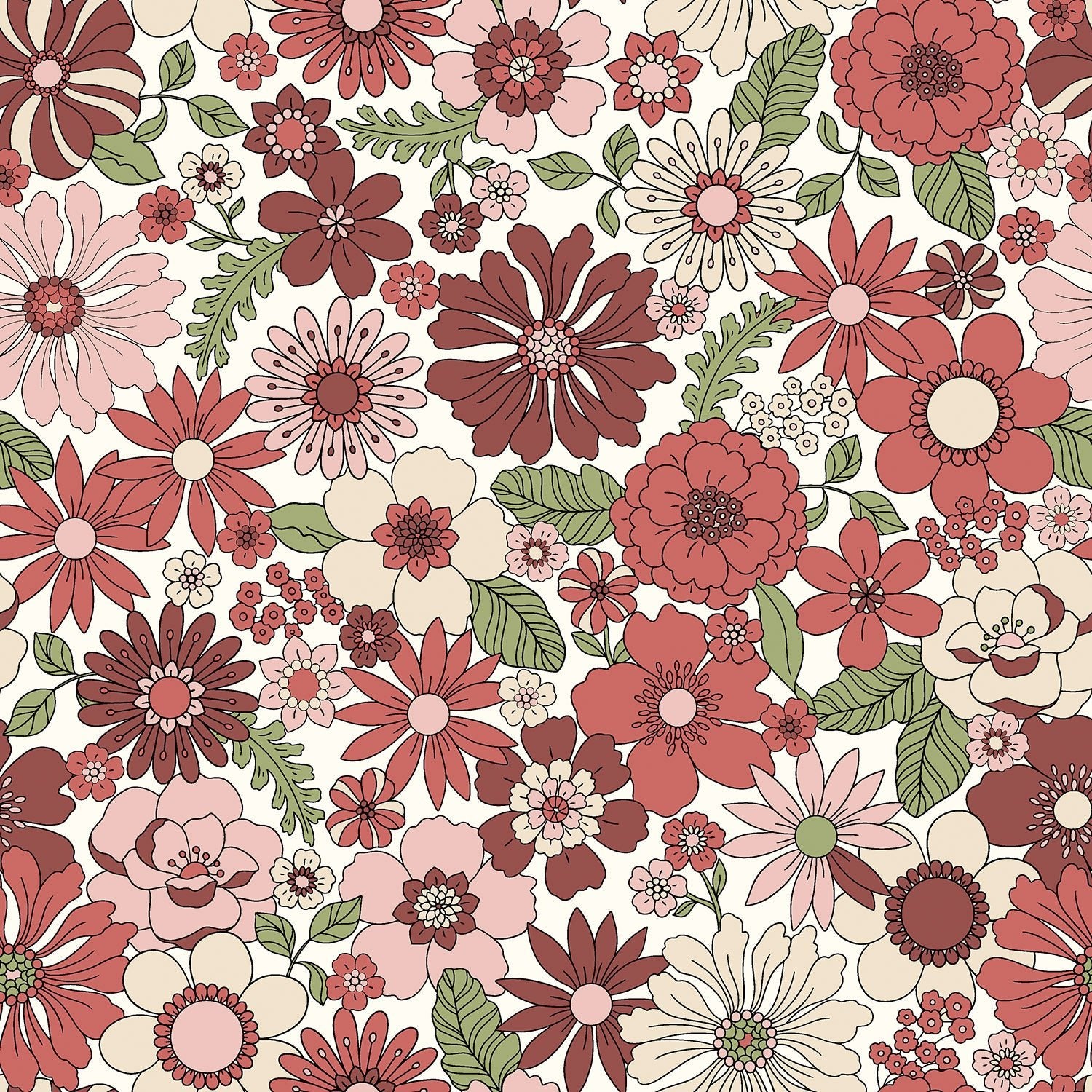 Image de mousseline à fleurs 120 g/m² – disponible chez Šarlotes audumi