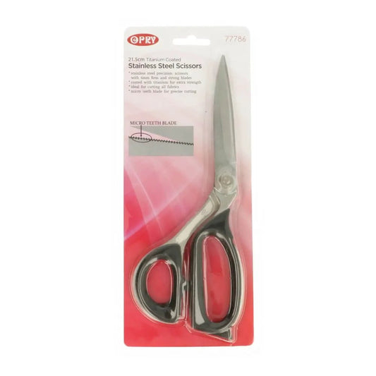 Image of OPRY scissors with titanium coating – 22.5 cm | Professional sewing scissors – available at Charlotte Fabrics