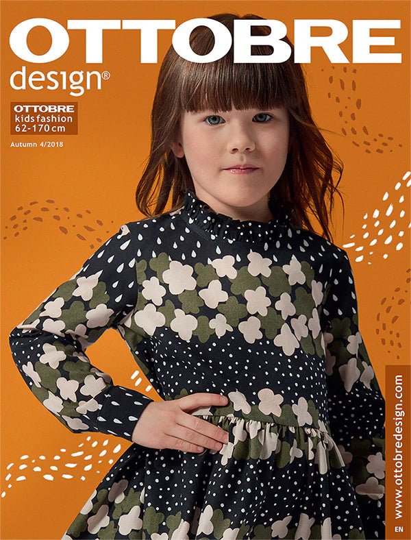 Image of OTTOBRE design Kids 4/2018 – an English-language sewing pattern magazine for children's clothing – available online at Šarlotes audumi
