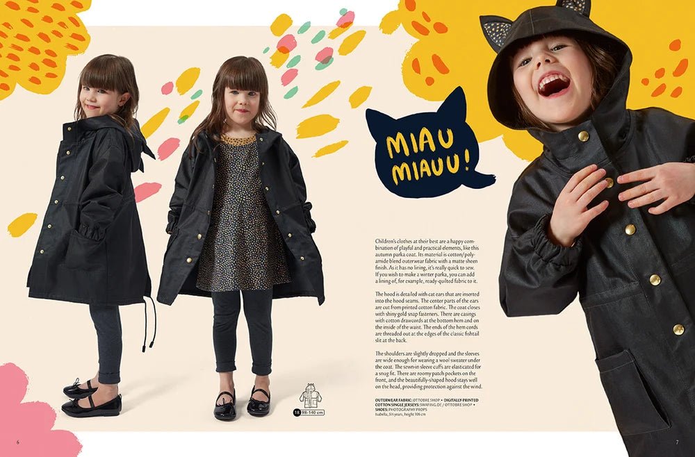 Image of OTTOBRE design Kids 4/2018 – an English-language sewing pattern magazine for children's clothing – available online at Šarlotes audumi