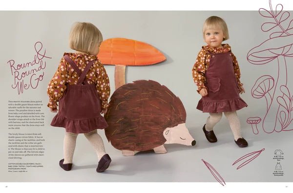 Image of OTTOBRE design Kids 4/2023 – children’s clothing pattern magazine in English – available online at Šarlotes audumi